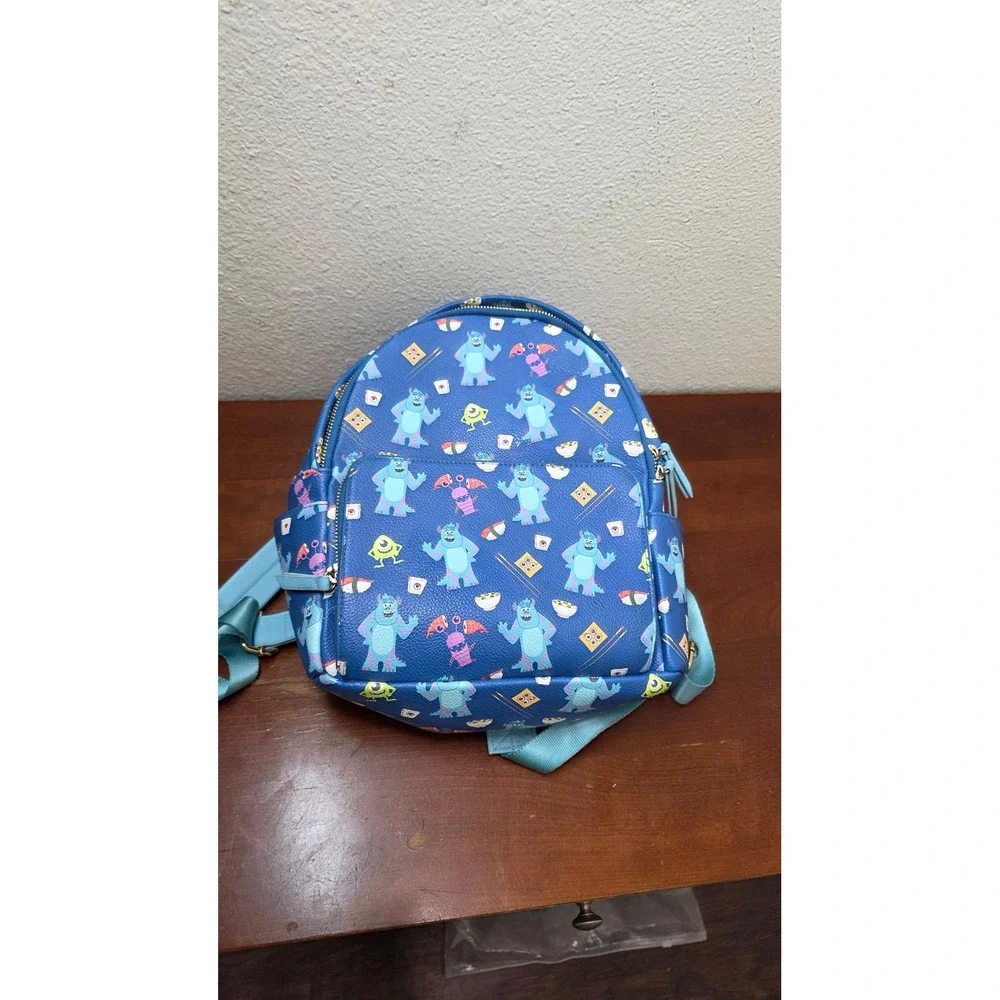 Disney Danielle Nicole Pixar Monsters Inc Sushi Mini Backpack Exclusive Blue